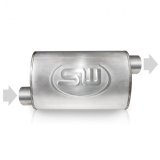 Stainless Works 2.5in ID OFFSET INLET/ 2.5in OD OFFSET OUTLET (ON OPPOSITE SIDES) 5inX9in thumbnail 4