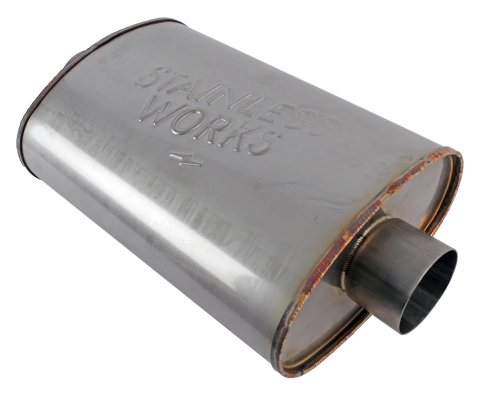 Stainless Works 3in ID CENTER INLET/ 3in OD CENTER OUTLET 5inX9in thumbnail 1
