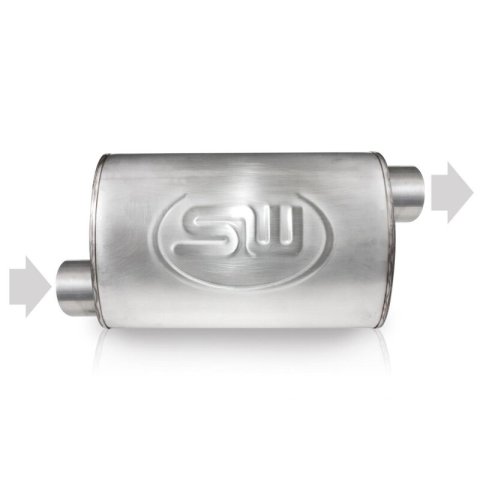 Stainless Works 3in ID OFFSET INLET/ 3in OD OFFSET OUTLET (ON OPPOSITE SIDEs) 5inX9in thumbnail 5