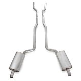 Stainless Works 1973-82 Corvette Exhaust 2-1/2in Factory Style Mufflers 2-1/2in Turndowns thumbnail 1