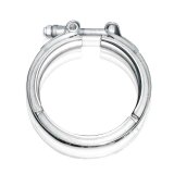 Stainless Works V Band SS T-Bolt Clamp only for 3in tubing only thumbnail 3