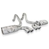 Stainless Works 1997-04 Corvette C5 3in Axle Back Quad 3-1/2in Slash-Cut Tips thumbnail 4