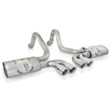 Stainless Works 1997-04 Corvette C5 3in Axle Back Quad 3-1/2in Slash-Cut Tips thumbnail 5