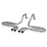 Stainless Works 1997-04 Corvette C5 2-1/2in Axle Back Quad Rolled Edge Tips thumbnail 3