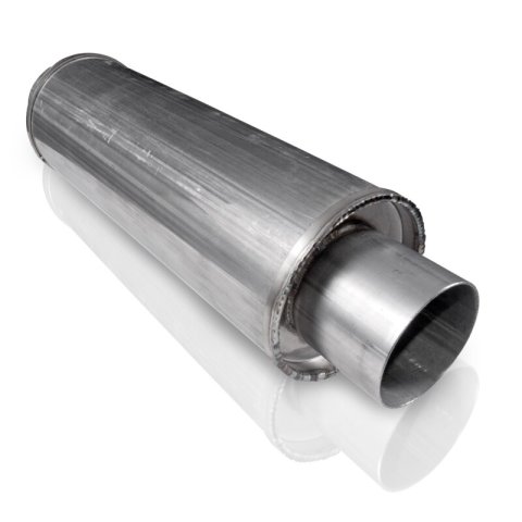 Stainless Works 2.25in VINTAGE ROUND MUFFLER thumbnail 4