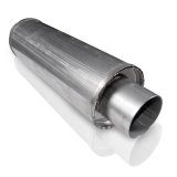Stainless Works 3in VINTAGE ROUND MUFFLER thumbnail 3