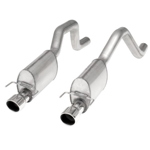 Stainless Works 2006-13 Corvette C6ZO6/ZR1 3in Axleback Chambered Mufflers Dual 4in Rolled Edge Tips thumbnail 4