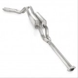 Stainless Works 2011-14 F-150 5.0L 3in Exhaust Y-Pipe S-Tube Mufflers Behind Passenger Rear Tire Ext thumbnail 2