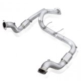 Stainless Works 2017 F-150 Raptor 3.5L 3in Downpipe High-Flow Cats Factory Connection thumbnail 1