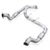 Stainless Works 2017 F-150 Raptor 3.5L 3in Downpipe High-Flow Cats Factory Connection thumbnail 2