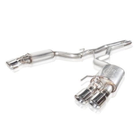 Stainless Works 2018+ Ford Mustang GT 3in Redline Series Catback H-Pipe w/Active Valves & Quad Tips thumbnail 3