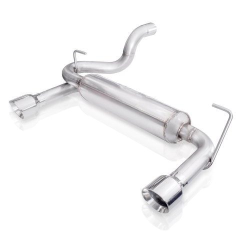 Stainless Works 2018+ Jeep Wrangler JL 304SS Factory Connect 2.5in Axle Back Exhaust System thumbnail 3