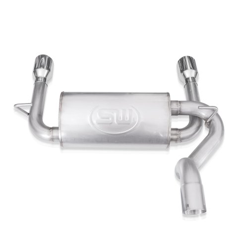 Stainless Works 2018+ Jeep Wrangler JL 304SS Factory Connect 2.5in Axle Back Exhaust System thumbnail 4
