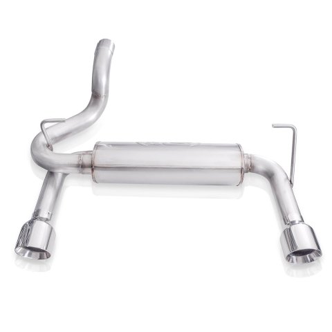 Stainless Works 2018+ Jeep Wrangler JL 304SS Factory Connect 2.5in Axle Back Exhaust System thumbnail 5