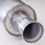 Stainless Works 2018+ Jeep Wrangler JL 304SS Factory Connect 2.5in Cat Back Dump Exhaust System thumbnail 1