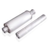 Stainless Works 2018+ Jeep Wrangler JL 304SS Factory Connect 2.5in Cat Back Dump Exhaust System thumbnail 3