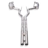 Stainless Works 18+ Ford Mustang GT 3in Legend 304SS Catback w/ H-Pipe Quad Polished Tips (No Valve) thumbnail 8