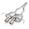 Stainless Works 2009-15 Cadillac CTS-V Coupe 3in Catback System X-Pipe Turbo Mufflers 4in Tips thumbnail 3