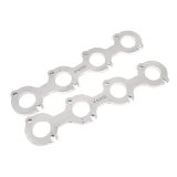 Stainless Works Small Block Ford 4.6L 2V Round Port Header 304SS Exhaust Flanges 1-3/4in Primaries thumbnail 8