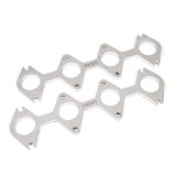 Stainless Works Small Block Ford 4.6L 3V Round Port Header 304SS Exhaust Flanges 1-5/8in Primaries thumbnail 5