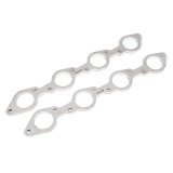 Stainless Works Big Block Chevy Round Port Header 304SS Exhaust Flanges 1-7/8in Primaries thumbnail 2