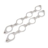 Stainless Works Big Block Chevy Round Port Header 304SS Exhaust Flanges 2-1/8in Primaries thumbnail 1