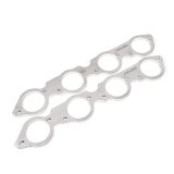 Stainless Works BBC Round Port 304SS Exhaust Flanges 2-3/8in Primaries (Raised Port Heads Only) thumbnail 2