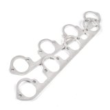 Stainless Works Big Block Ford Flat Tall Oval Port Header 304SS Exhaust Flanges 2-1/4in Primaries thumbnail 1