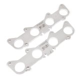 Stainless Works Ford 5.2L/5.0L Coyote Round Port Shaped Header 304SS Exhaust Flanges 2in Primaries thumbnail 1