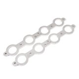 Stainless Works Chevrolet LS1/LS6 Round Port Header 304SS Exhaust Flanges 1-3/4in Primaries thumbnail 2