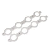 Stainless Works Chevrolet LS1/LS6 Round Port Header 304SS Exhaust Flanges 1-3/4in Primaries thumbnail 4