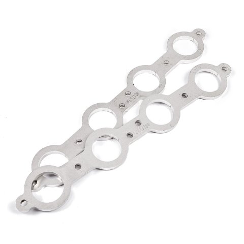 Stainless Works Chevrolet LS1/LS6 Round Port Header 304SS Exhaust Flanges 2in Primaries thumbnail 1