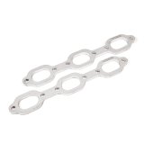 Stainless Works Mopar 3.5L V6 Flat Oval Port Header 304SS Exhaust Flanges 1-5/8in Primaries thumbnail 5