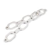 Stainless Works Mopar 3.5L V6 Flat Oval Port Header 304SS Exhaust Flanges 1-5/8in Primaries thumbnail 6