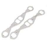 Stainless Works Small Block Chevy Squared Oval Port Header 304SS Exhaust Flanges 1-7/8in Primaries thumbnail 7