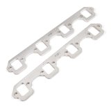 Stainless Works SBF Stock Rectangular Shaped Port 304SS Exhaust Flanges 1-5/8in Primaries (2in BP) thumbnail 1