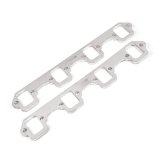 Stainless Works SBF Rectangular Shaped Port Header 304SS Exhaust Flanges 1-7/8in Primaries (2in BP) thumbnail 1