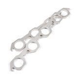 Stainless Works Small Block Ford AFR 225 Head Round Port Header 304SS Exhaust Flanges 2in Primaries thumbnail 7