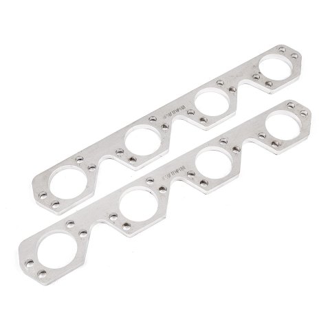 Stainless Works Small Block Ford Trick Flow High Port Header 304SS Exhaust Flanges 2in Primaries thumbnail 1