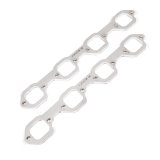 Stainless Works SBF Victor Senior Heads Square Port Header 304SS Exhaust Flanges 1-7/8in Primaries thumbnail 1
