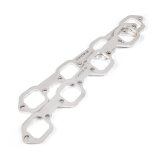 Stainless Works SBF Victor Senior Heads Square Port Header 304SS Exhaust Flanges 1-7/8in Primaries thumbnail 5