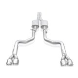 Stainless Works 15-19 Dodge Challenger 6.2L/6.4L Hemi 3in Redline Catback X-Pipe w/4in Quad Tips thumbnail 6