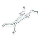 Stainless Works 62-67 Chevy Nova 3in Catback w/ X-Pipe Turbo Chambered Mufflers 3in Cores thumbnail 1