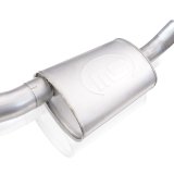 Stainless Works 62-67 Chevy Nova 3in Catback w/ X-Pipe Turbo Chambered Mufflers 3in Cores thumbnail 7