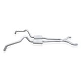 Stainless Works 62-67 Chevy Nova 3in Catback w/ X-Pipe Turbo Chambered Mufflers 3in Cores thumbnail 9