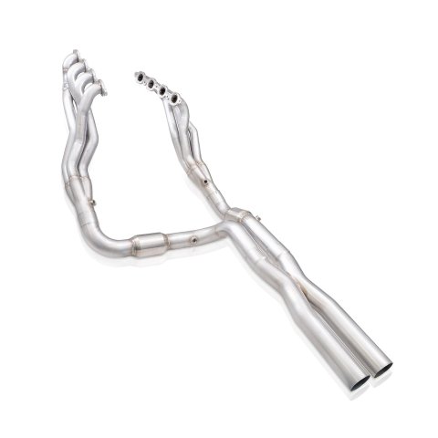 Stainless Works 15-19 Chevrolet Tahoe 6.2L Headers 1-7/8in Primaries High-Flow Cats 3in Leads X-Pipe thumbnail 6