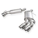 Stainless Works 2016+ Chevy Camaro SS 3in Redline Factory Connect Axle Back w/Valve & 4in Quad Tips thumbnail 1