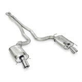 Stainless Works 09-15 Cadillac CTS-V Sedan 3in Catback System X-Pipe Turbo S-Tube Mufflers 4in Tips thumbnail 1