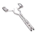 Stainless Works 2018+ Ford Mustang GT 3in Legend Series Catback H-Pipe w/Active Valves & Quad Tips thumbnail 3