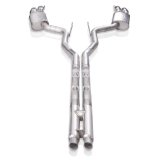 Stainless Works 2018+ Ford Mustang GT 3in Legend Series Catback H-Pipe w/Active Valves & Quad Tips thumbnail 8